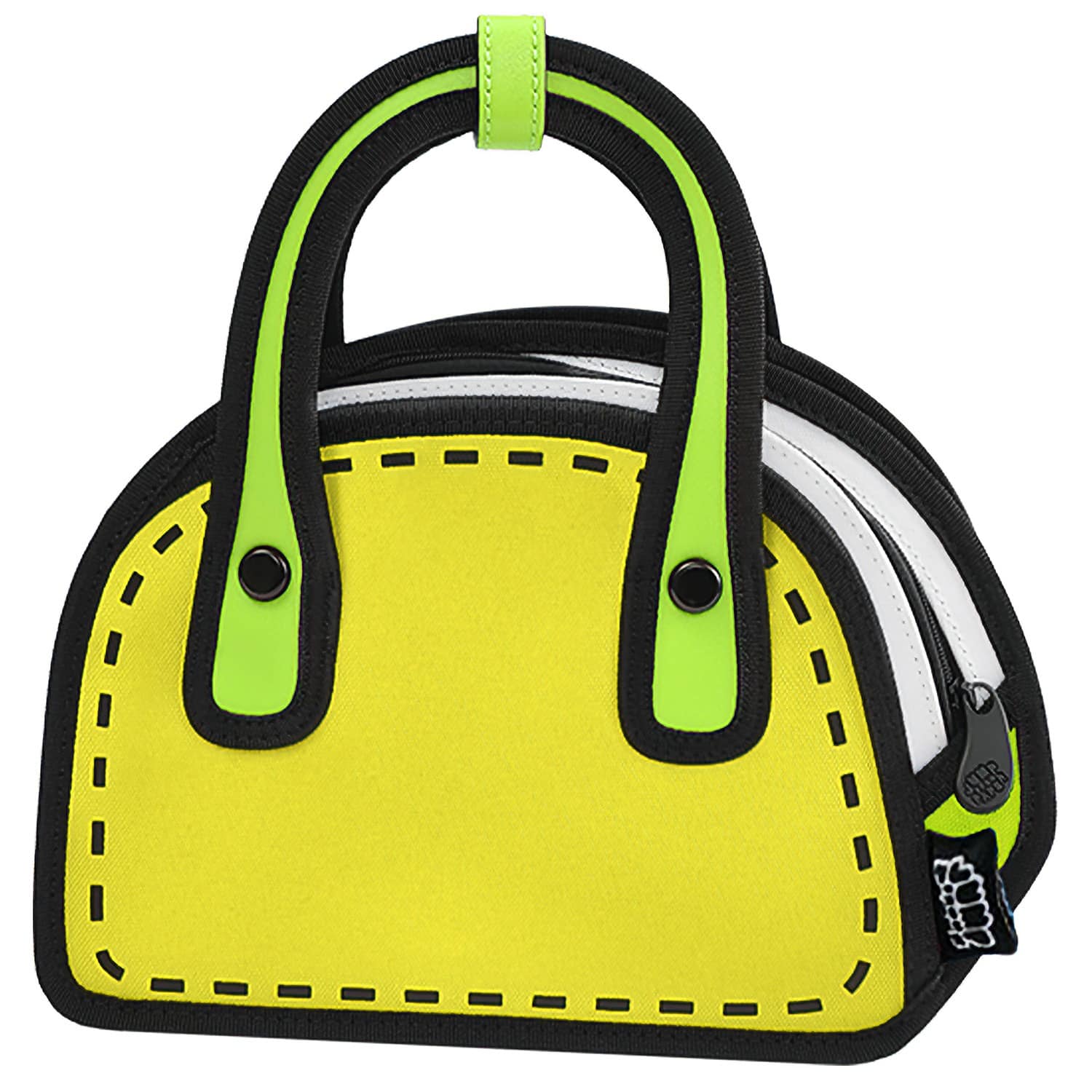 Carly 2D Cartoon Crossbody-yellow (1)