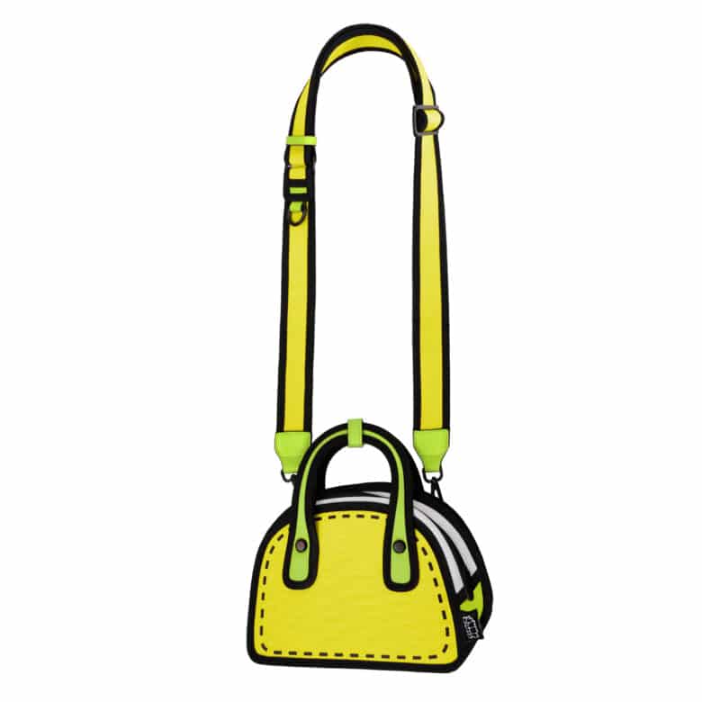 Carly 2D Cartoon Crossbody-yellow (4)