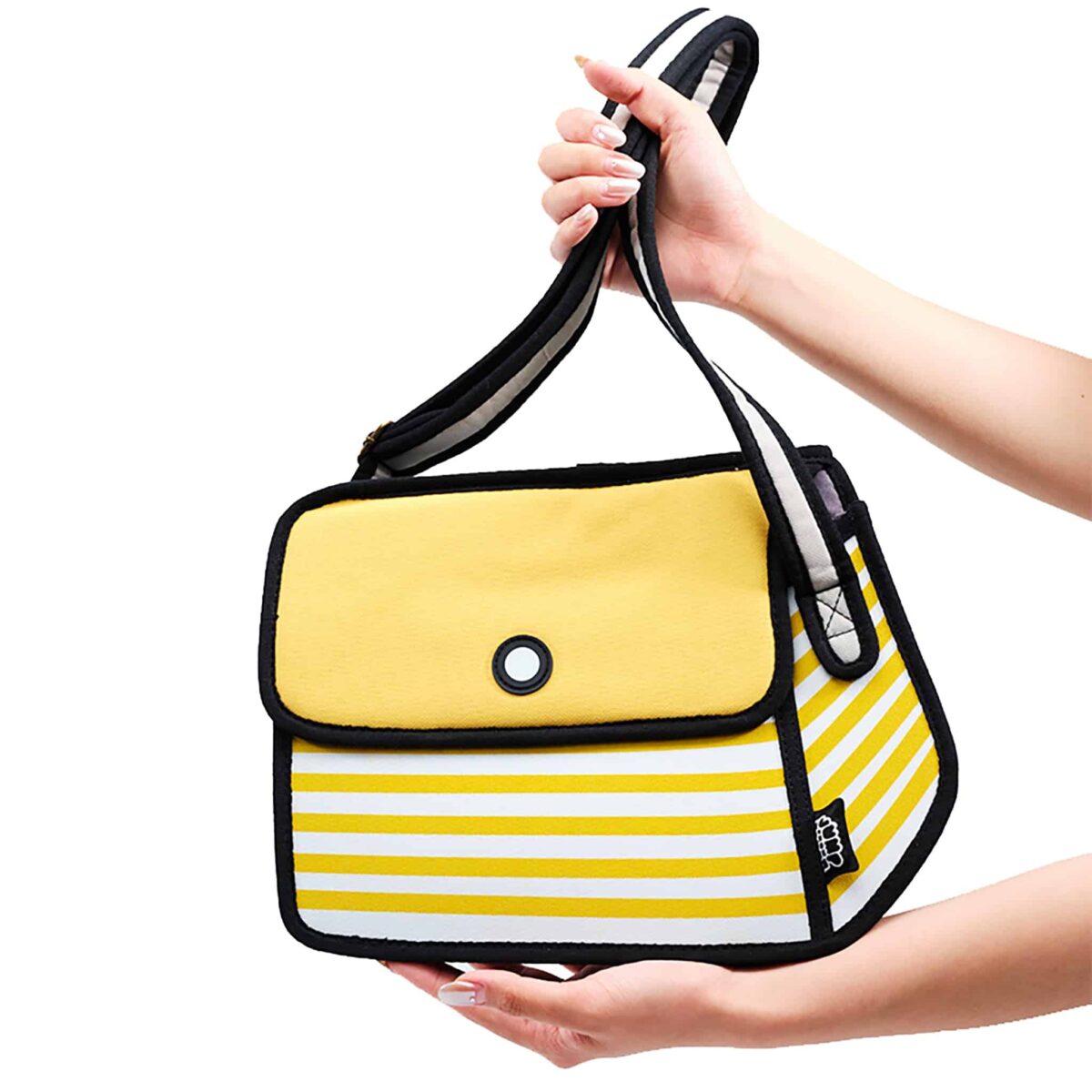 Stripe 2D Shoulder Bag – Trendy And Adjustable - Image 4