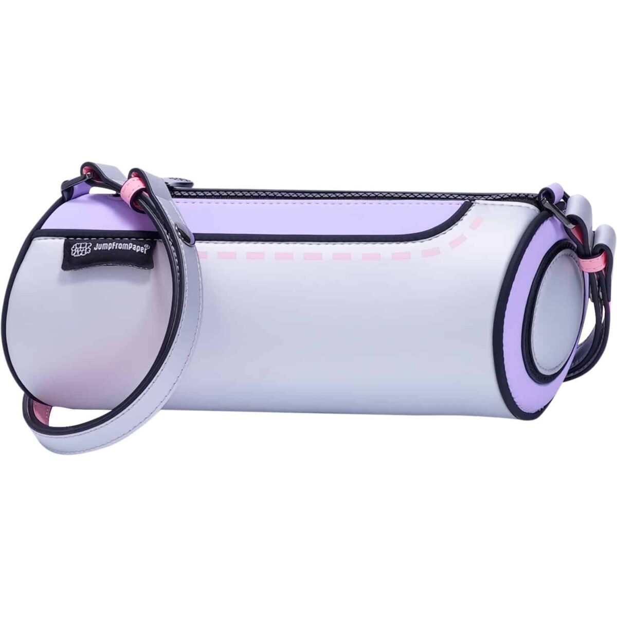 2D Cartoon Cylinder Pillow Bag with Adjustable Strap - Image 5