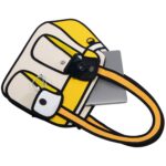 2D Cartoon Shoulder Bag - Bonjour - Image 7