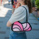 2D Scallop Cartoon Bag In Pink Sweetie - Image 3