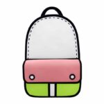 Junior Adventure 3D Cartoon Backpack-Bold And Practical