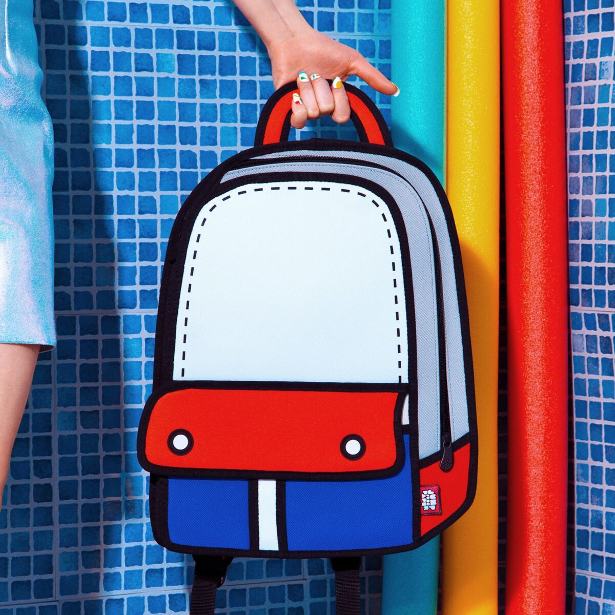 Adventure Cartoon Backpack - Bold and Colorful - Image 3