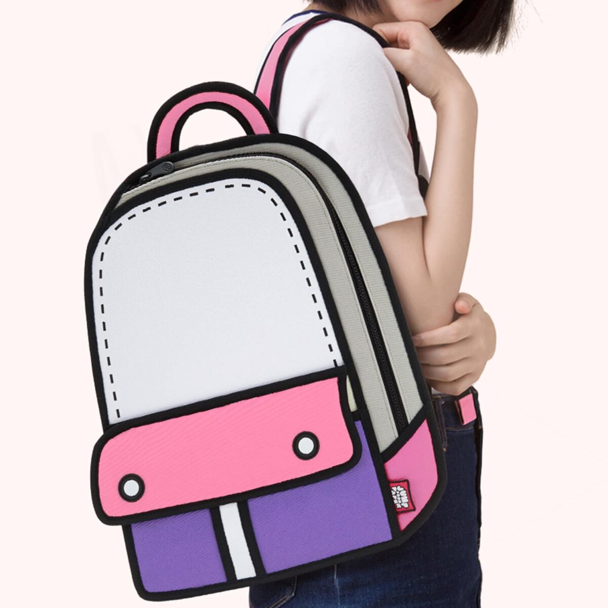 Adventure Cartoon Backpack - Bold and Colorful - Image 2