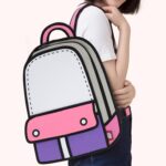 Adventure Cartoon Backpack - Bold and Colorful - Image 2
