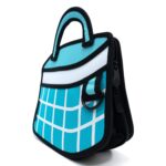 Checkered 3D Cartoon Handbag - Image 7