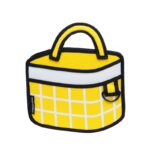 Checkered 3D Cartoon Handbag