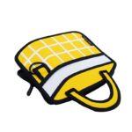 Checkered 3D Cartoon Handbag - Image 5