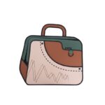 Crush 2D Cartoon Bag – Heartbeat Embroidery,Versatile - Image 5