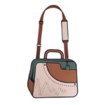 Crush 2D Cartoon Bag – Heartbeat Embroidery,Versatile