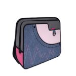 Crush 2D Cartoon Bag – Heartbeat Embroidery,Versatile - Image 7