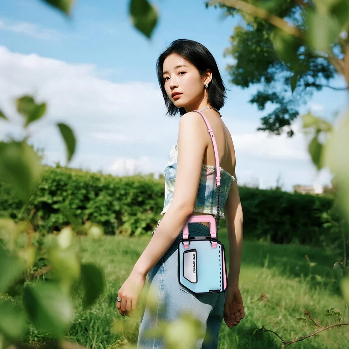 Futuristic Floppy Bag – Mini Crossbody - Image 2