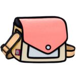 Giggle 2D Cartoon Shoulder Bag – Adjustable Strap