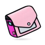 Giggle 2D Cartoon Shoulder Bag – Adjustable Strap - Image 4