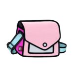 Giggle 2D Cartoon Shoulder Bag – Adjustable Strap