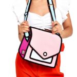 Giggle 2D Cartoon Shoulder Bag – Adjustable Strap - Image 2