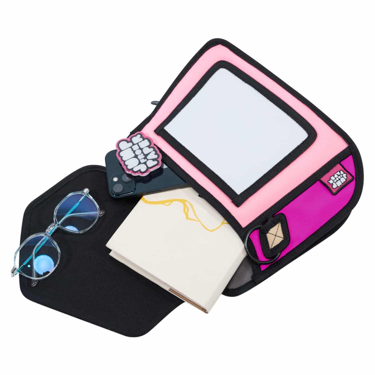 Giggle 2D Cartoon Shoulder Bag – Adjustable Strap - Image 7