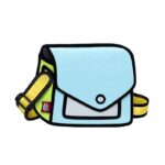 Giggle 2D Cartoon Shoulder Bag – Adjustable Strap