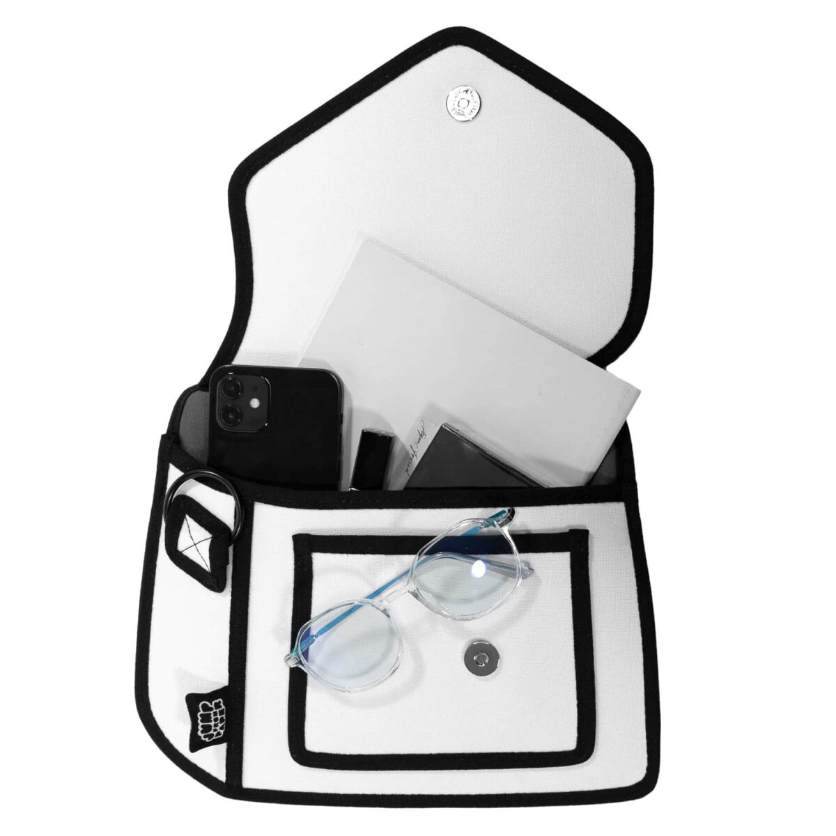 Giggle 2D Cartoon Shoulder Bag – Adjustable Strap - Image 6