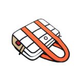 Hola! Vibrant 2D Cartoon Handbag - Image 4