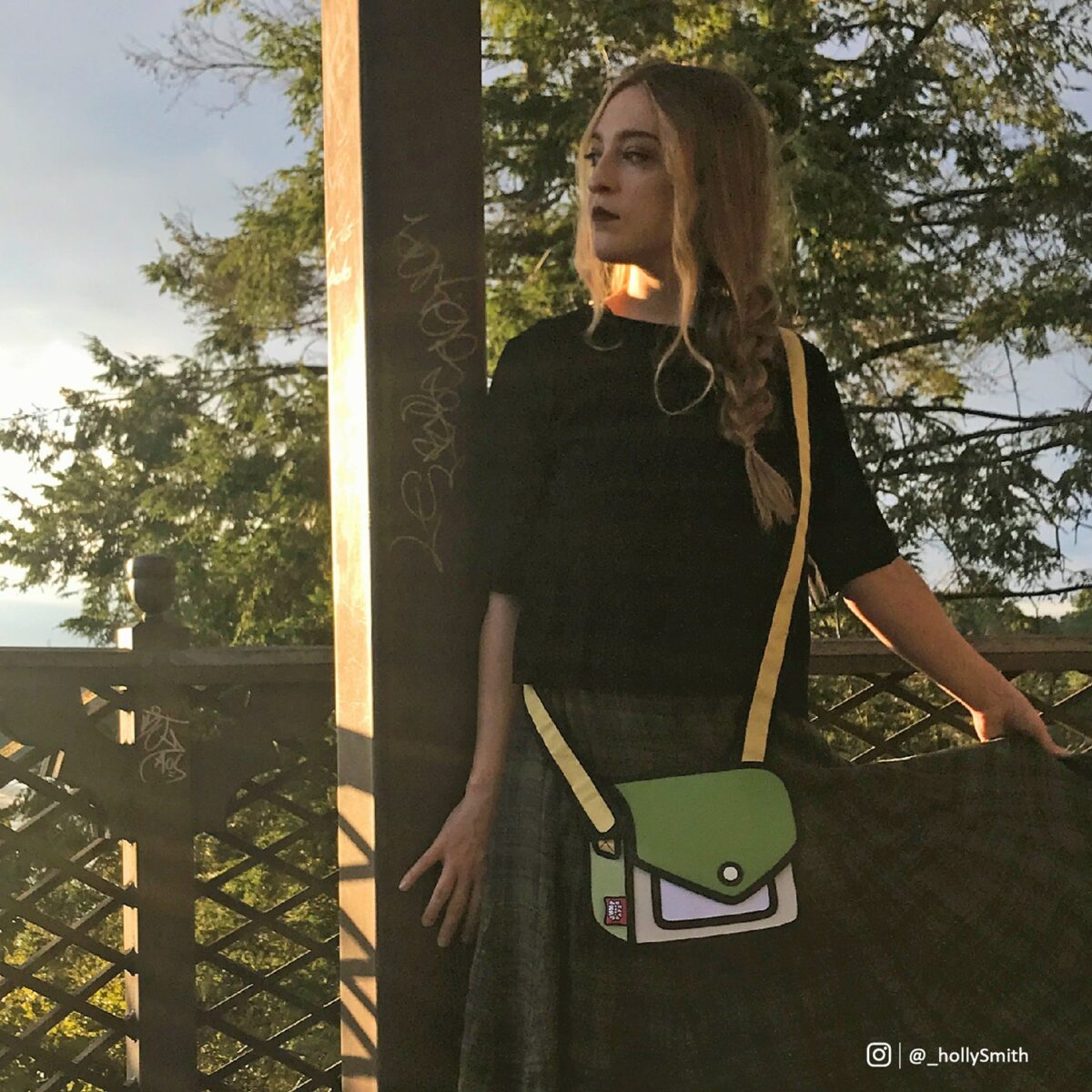 Junior Giggle Greenery Shoulder Bag - Image 2