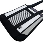 Jumpfrompaper 2D Cartoon Stripe Tote - Image 4