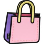 Junior Flat Kawaii 2D Tote-Crossbody And Handbag - Image 4