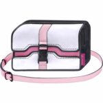 Neo Box – Metallic Silver and Pink Crossbody