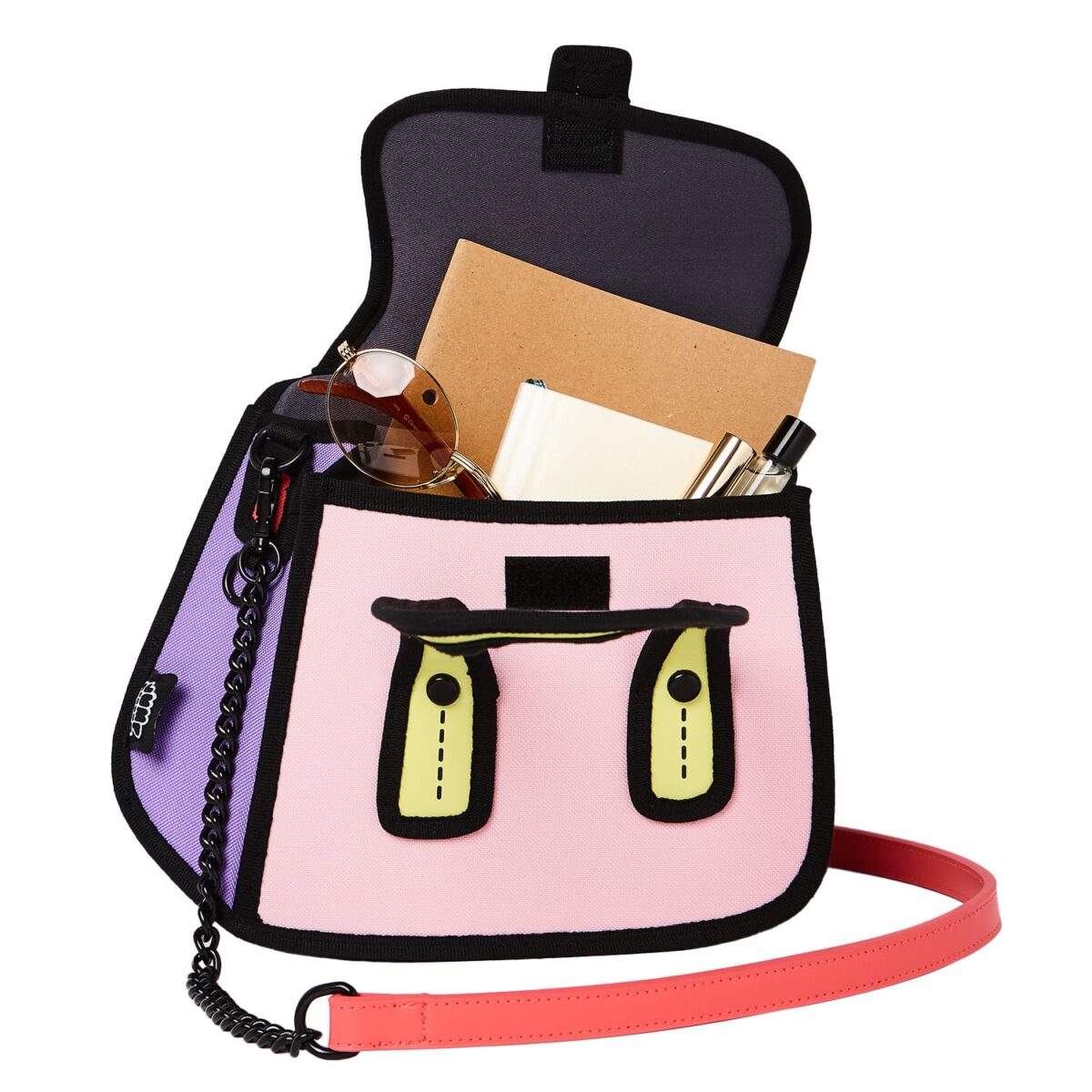 Junior Owl Metal Chain Bag-Fun 2D Cartoon Style - Image 7