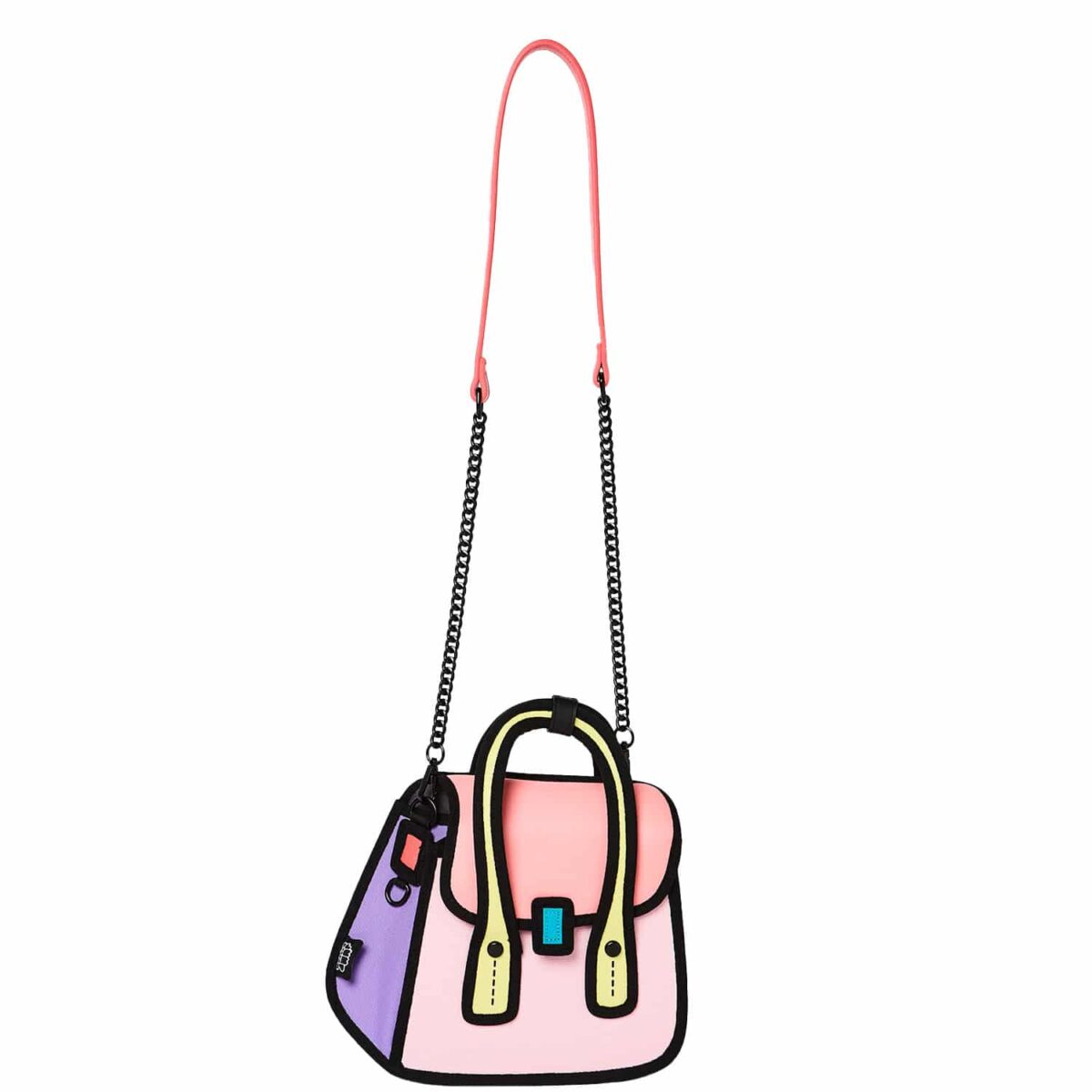 Junior Owl Metal Chain Bag-Fun 2D Cartoon Style - Image 4