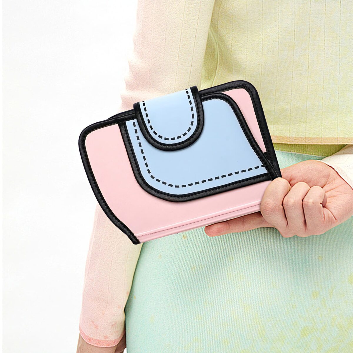 2D Cartoon Passport Holder With Stylish Colors - Image 3