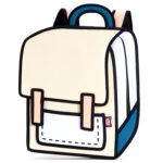 Classic Spaceman Cartoon Backpack – Fun 2D Bag