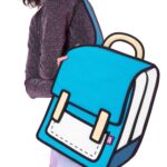 Classic Spaceman Cartoon Backpack – Fun 2D Bag - Image 3