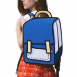 Classic Spaceman Cartoon Backpack – Fun 2D Bag - Image 3