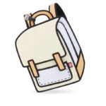 Classic Spaceman Cartoon Backpack – Fun 2D Bag - Image 3