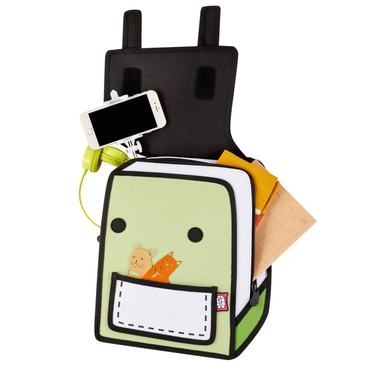 Classic Spaceman Cartoon Backpack – Fun 2D Bag - Image 5