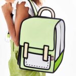 Classic Spaceman Cartoon Backpack – Fun 2D Bag - Image 2