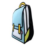 Classic Spaceman Cartoon Backpack – Fun 2D Bag - Image 5