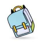 Classic Spaceman Cartoon Backpack – Fun 2D Bag - Image 4