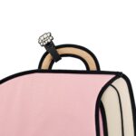 Classic Spaceman Cartoon Backpack – Fun 2D Bag - Image 8