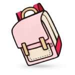 Classic Spaceman Cartoon Backpack – Fun 2D Bag - Image 4