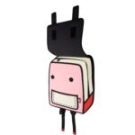 Classic Spaceman Cartoon Backpack – Fun 2D Bag - Image 6