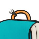 Classic Spaceman Cartoon Backpack – Fun 2D Bag - Image 9