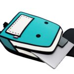 Classic Spaceman Cartoon Backpack – Fun 2D Bag - Image 6