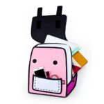 Classic Spaceman Cartoon Backpack – Fun 2D Bag - Image 4