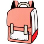 Classic Spaceman Cartoon Backpack – Fun 2D Bag