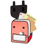 Classic Spaceman Cartoon Backpack – Fun 2D Bag - Image 5