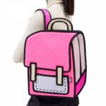 Classic Spaceman Cartoon Backpack – Fun 2D Bag - Image 2