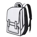 Classic Spaceman Cartoon Backpack – Fun 2D Bag - Image 3